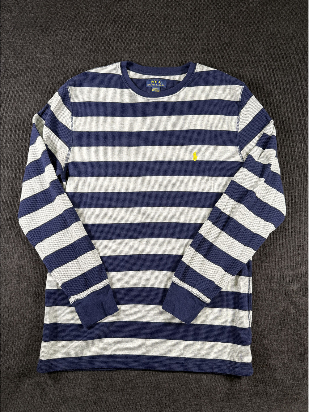 Polo Ralph Lauren Men's Striped Sleepwear Long Sleeve Shirt Large